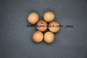 Vente en gros de perles de prière islamiques Riddhi Siddhi en bois de santal, perles en bois écologiques, parfum durable, forme personnalisable - Product Image 3