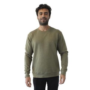 60/40 coton/polyester polaire coupe décontractée unisexe sweat-shirt hommes décontracté polaire à manches longues Crew Cut sweat - Product Image 5