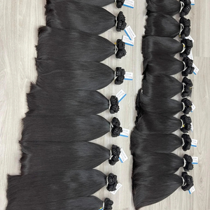 100% Paquetes de cabello ondulado/liso natural crudo al por mayor vietnamita Proveedor de cabello sin procesar Sin enredos Sin caída de cabello - Product Image 4