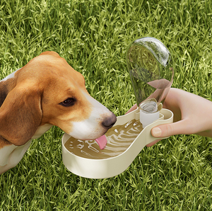 Gobelet de voyage pour animaux de compagnie à double couche portable, distributeur automatique de nourriture et d'eau pour chien, bols en plastique non étanches de 200 ml - Product Image 4