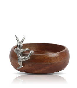 Impressionnant bol de service en aluminium en bois brun pour les dattes Fruits secs Technique personnalisée pour l'utilisation de la vaisselle de restaurant d'hôtel à domicile - Product Image 3