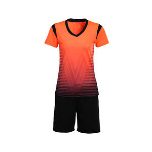 Ensemble de maillots et shorts de football personnalisés unisexes, design bordeaux marine, séchage rapide, respirant, tissu 100% polyester 240g, uniforme d'équipe de football - Product Image 3