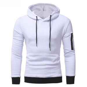 Sweat à capuche thermique unisexe personnalisé à épaules tombantes pull oversize épais en éponge française respirant pour hommes pour l'hiver - Product Image 1