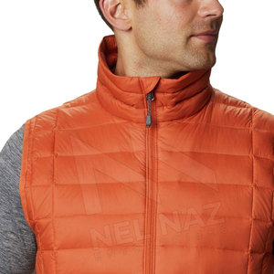 Veste bomber pour homme de haute qualité, personnalisée OEM, imperméable, écologique, tendance, col montant, tissu en toile, vente chaude - Product Image 4