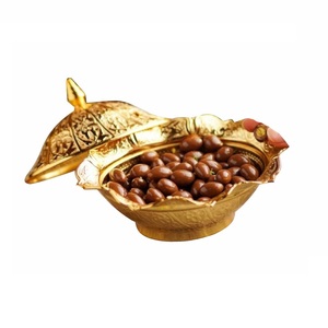 Decoración de mesa de comedor de estilo brillante, frutero decorativo de tamaño estándar, cuenco para servir de Catering con acabado antiguo - Product Image 5
