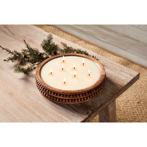 เชิงเทียนไม้ไผ่ไม้ไผ่ที่ใส่และที่วางขนาดใหญ่ดีไซน์แป้งที่สง่างามในราคาไม่แพงสำหรับตกแต่งบ้าน - Product Image 5