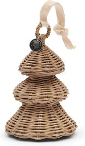 Décor de Noël en rotin fait à la main ornements artisanaux conceptions festives ornements de Noël écologiques 2025 - Product Image 3