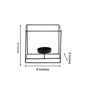 Best Selling Luxury Iron <b>Candle</b> Stand New Design with Powder Coating Black Metal Good Finish Wholesale Price Christmas Occasions - Product Image 5