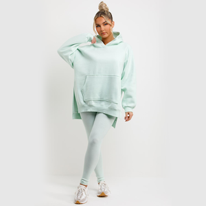 Custom Minimalist Women <b>Crop</b> <b>Top</b> Hoodie Long Sleeve Fleece Slim Fit Casual Sweatshirt Streetwear Ladies Apparel Wear <b>Top</b> - Product Image 1