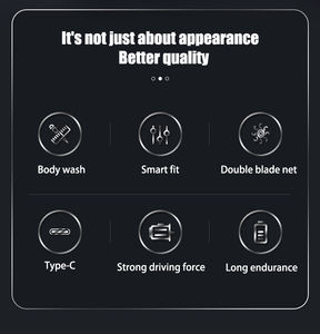 Mini rasoir électrique pour hommes Rasage de près du visage avec 3 têtes de lame flottantes à grande vitesse Rasoirs à feuille Ipx7 pour hommes - Product Image 2