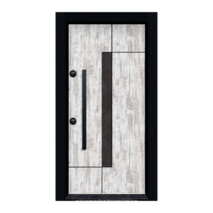 Puerta Arquitectónica Moderna de Madera con Diseño Geométrico Premium para Interiores y Exteriores - Product Image 2