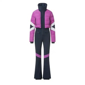Wholesale Customized Style Waterproof <b>Snowsuit</b> Winter One-piece Snow Skiwear for Men and Women - Product Image 5