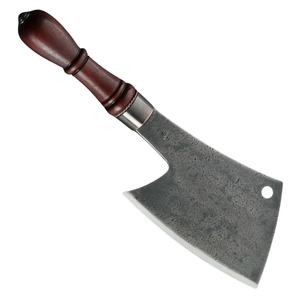 Cuchillo de Chef de Acero al Carbono Hecho a Mano con Funda de Cuero Exclusiva, Grado Industrial, Personalizable OEM - Product Image 6