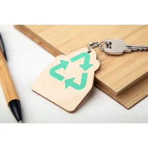 Portachiavi in Legno EcoRing, Gadget Ecologico, Portachiavi per Camion - Product Image 3