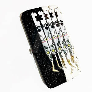 ชุดแหนบต่อขนตาสแตนเลสแบบมืออาชีพ8ชิ้นคุณภาพสูงหลากสีประเภทปลายจับเพชร - Product Image 5