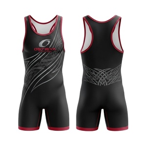 Trajes de Lucha Libre Sublimados Personalizados de Alta Calidad y Bajo Precio al por Mayor para Hombre, Último Diseño, Tallas Grandes - Product Image 1