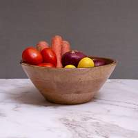 Bol en bois de qualité supérieure pour les repas, servant le stockage des aliments et la décoration de la maison avec un design en bois d'acacia artisanal rustique