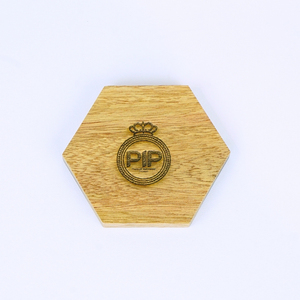 Posavasos de madera de teca Hexagonal minimalista con estilo, protectores de bebidas ecológicos de alta calidad para el hogar, decoración de boda para cumpleaños - Product Image 3