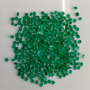 Ónice Verde Natural de 4 mm, Corte Brillante Redondo, Piedra Preciosa Suelta de la Mejor Calidad para la Fabricación de Joyas - Product Image 2