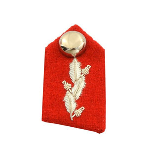 Gorget ปักลายด้วยลวดทองแท่งงานปักด้วยมืองาน OEM ตามสั่ง - Product Image 1