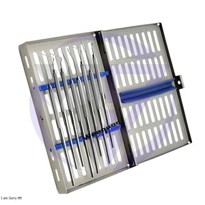 Kit de implantes dentales Ninja, instrumentos quirúrgicos de casete de acero para ortodoncia y cirugía sinusal, Manual, superventas Wenquar - Product Image 5