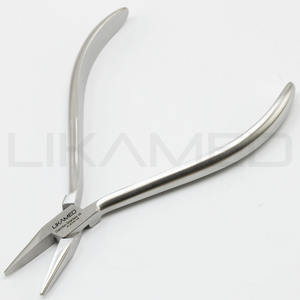 LIKAMED Goslee Ortho Plier 14 cm Pince orthodontique à nez plat allemand en acier inoxydable CE Équipements dentaires - Product Image 1