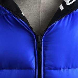 Veste matelassée pour homme, col rond, imperméable, coupe-vent, écologique, anti-UV, couleur personnalisée, patchwork, dessin animé - Product Image 6