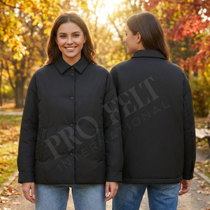 Chaqueta de Invierno para Mujer, Talla Grande, Personalizada, de Fieltro Profesional, Acolchada, con Cuello en Punta, Transpirable, de Poliamida Reciclada - Product Image 3