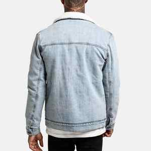 Chaqueta vaquera de lona de alta calidad 2025 para hombre Oem Street Casual Style Venta caliente chaqueta vaquera de Pakistán - Product Image 3