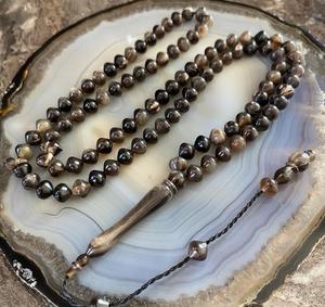Gran calidad, hecho a medida, cuerno de búfalo Real, Tasbih, cuentas de oración, Tasbih musulmán islámico pulido con cuentas de cuerno de búfalo Real - Product Image 6