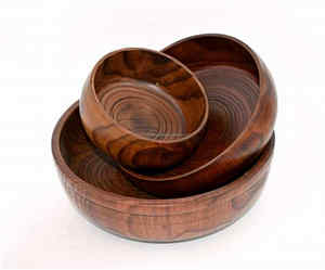 Hot Selling Dinner Serving <b>Bowls</b> High Quality Custom Design Wooden <b>Bowls</b> Wholesale Natural Wood Salad Serving <b>Bowls</b> - Product Image 2
