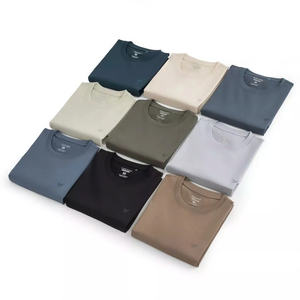 NH57 Camiseta diaria Lisa hecha de algodón transpirable fresco con absorción del sudor y comodidad elástica perfecta para el uso casual diario - Product Image 2