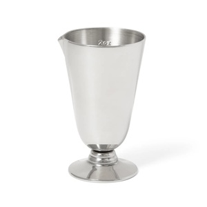 Jigger de bar en acier inoxydable de style cloche, outil de mesure de précision pour cocktails avec bec verseur, base stable et mesure précise de 2 oz - Product Image 1