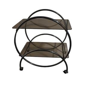 Chariot de service personnalisé de luxe en métal verre thé vin nourriture restauration boissons chariot pour bar hôtel restaurant fête de mariage. - Product Image 5