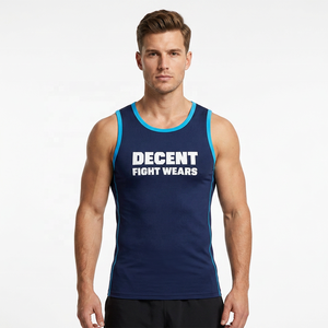 Débardeur unisexe respirant et ajusté pour les athlètes de boxe, conçu pour les entraînements de haute intensité avec tissu extensible anti-humidité - Product Image 1