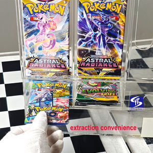 Vente d'usine SYP Distributeur en acrylique transparent pour les boosters Pokémon <span class=keywords><strong>Soleil</strong></span> & <span class=keywords><strong>Lune</strong></span> Brûlantes Ombres Affichage Distributeur <span class=keywords><strong>de</strong></span> paquets <span class=keywords><strong>de</strong></span> cartes en acrylique - Product Image 3