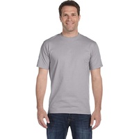 Camiseta de Manga Corta de Alta Calidad y Bajo Precio, Tejida en Spandex/Algodón, de Color Sólido, Corte Ajustado, Cuello Redondo, Estampada y Personalizada para Hombre, Bangladesh