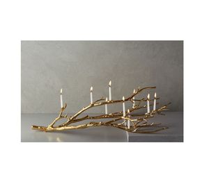 Menorah Home Decoration Candle Holder for Metal Wedding Candle Stand Dinner Decor and Dinning <b>Candlestick</b> Holder - Product Image 6