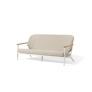 Scandi-ชุดโซฟาที่เรียบง่ายพร้อมเก้าอี้เท้าแขนแสนสบายและโต๊ะเรียบง่ายผสมผสานความสบายและการใช้ชีวิตกลางแจ้งสไตล์คาเฟ่ - Product Image 3