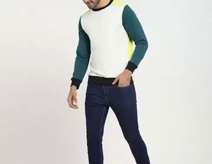 Camisetas de Algodón 100% de Alta Calidad para Hombre, Ligeras, Transpirables, de Secado Rápido, Manga Larga, Estampado Sólido por Transferencia Térmica, Otoño - Product Image 4