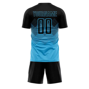 Ensembles d'uniformes de football avec logo personnalisé et nom d'équipe avec tissu en polyester 100%, kit de maillot de football, nouveau modèle - Product Image 3