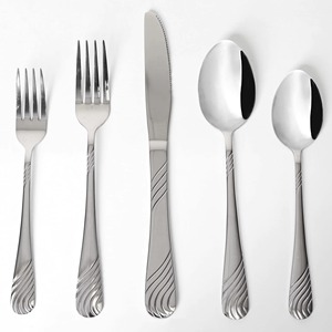 Juego de cubiertos atractivos de colores del arco iris perfecto para catering cubiertos de calidad superior de calidad alimentaria ideales para cualquier ocasión - Product Image 3