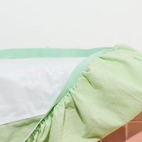 Drap-housse en tricot imperméable pour enfants 100% coton avec plusieurs couleurs et motif imprimé personnalisable