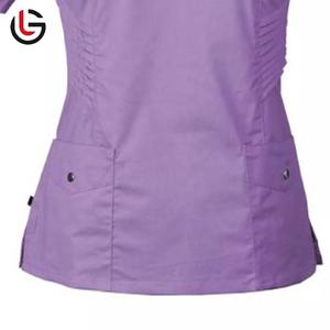 Uniforme d'hôpital anti-rides de qualité durable facile à porter lavage à la mode gommage infirmière conception maillot tissu OEM service disponible - Product Image 5