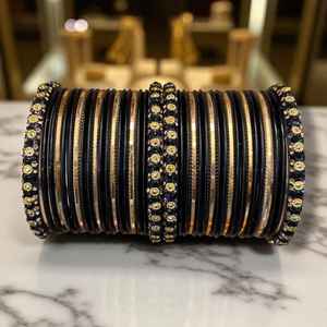 Vente directe d'usine, ensembles de bracelets en verre ronds, ensembles de churiyan religieux islamiques pour femmes adultes - Product Image 6