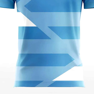 เสื้อฟุตบอลยูนิเซ็กซ์ปี 2024 ระบายอากาศได้ดี น้ำหนักเบา สวมใส่สบาย พิมพ์ลายแบบรีดร้อนตามสั่ง แขนสั้น สินค้ามาใหม่ ลดราคา - Product Image 5