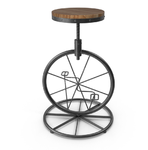 Taburete de bar con ajuste de altura manual/Silla de escritorio con ajuste de manivela/taburete de bar con mecanismo de elevación/taburete de bar con ajuste de altura con resorte - Product Image 6