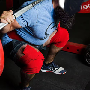 Enveloppes de genou élastiques pour l'équipement de sécurité de forme physique d'haltérophilie et de Powerlifting pour l'entraînement de gymnase - Product Image 5