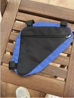 Sac de rangement pour cadre de vélo de montagne MTB résistant à l'eau Sac triangulaire pour vélo de route Deux poches latérales Tube avant Sous le siège Pochette d'outils