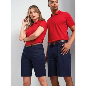 Shorts de travail chino pour femmes, polos promotionnels - Product Image 2